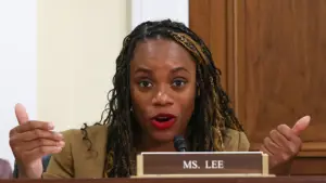 Rep. Summer Lee, D-Pa., is calling for the transfer of trillions of dollars to Black Americans in reparations. (Jemal Countess/Getty Images for Court Accountability)